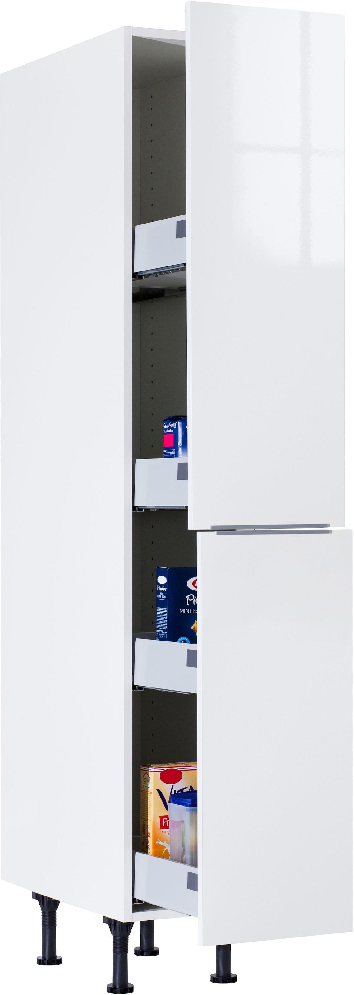 OPTIFIT Apothekerschrank »Tara« mit 2 Vollauszügen und 4 Ablagen, Soft-Close-Funktion, Breite 30 cm