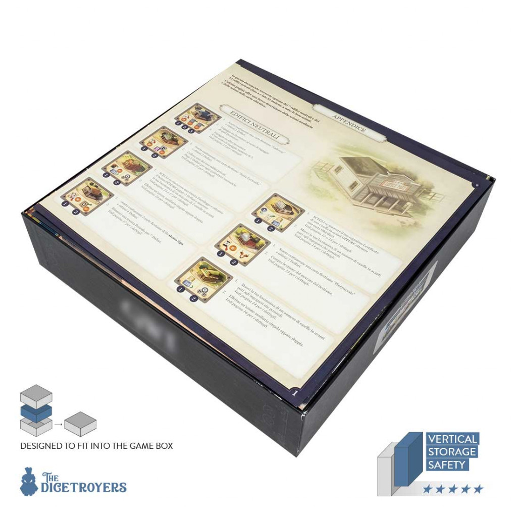 Rangement pour Boîte Dicetroyers - Great Western Trail (Seconde Édition)