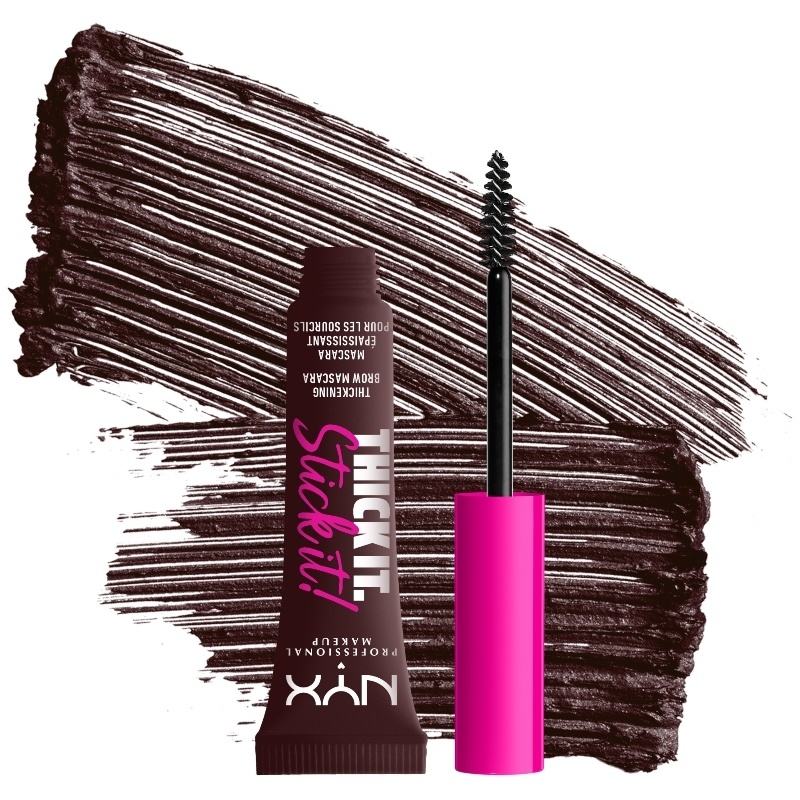 NYX Prof. Makeup Thick It. Stick It! Brow Mascara 7 ml - Espresso