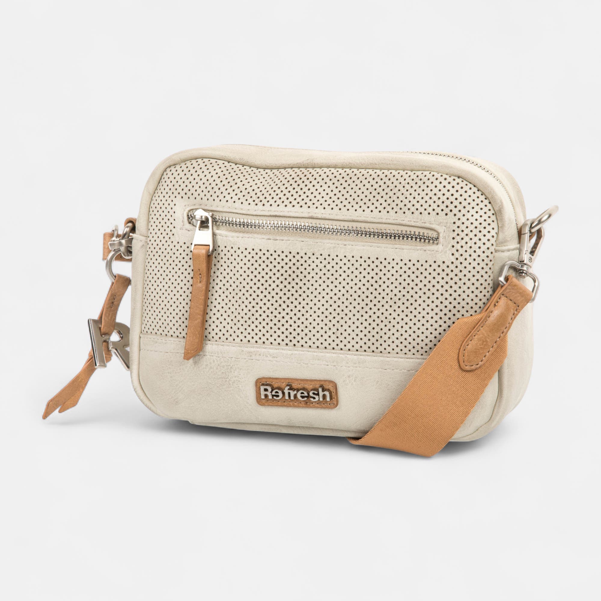 Sac bandoulière beige