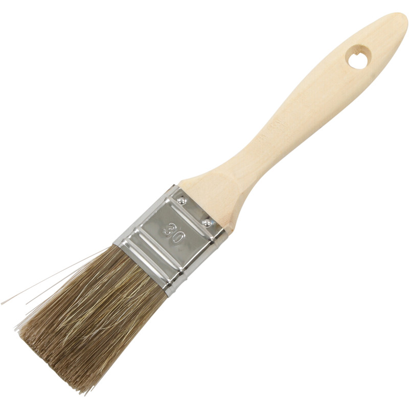 Platte kwast beits 30mm