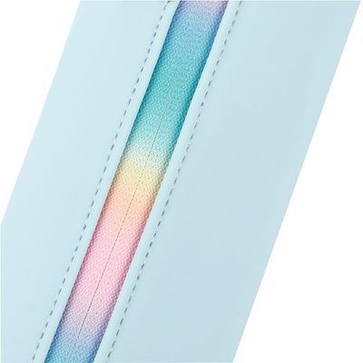 Trousse ronde Rainbow Pastel - 1 compartiment - 2 modèles disponibles - Viquel