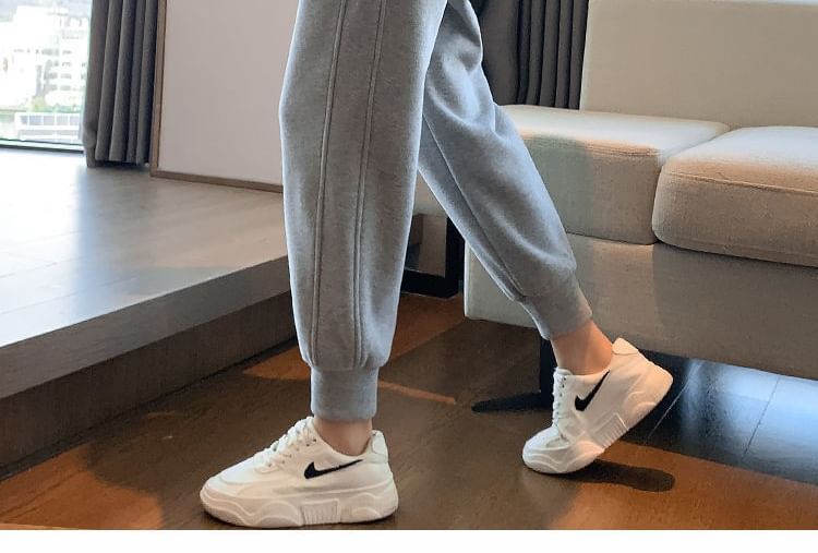 Magimomo - Effen Harem-joggingbroek met elastische taille