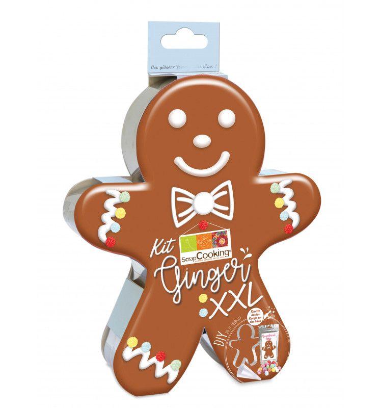 Coffret DIY - Mon gâteau Gingerbread Man XXL Scrapcooking