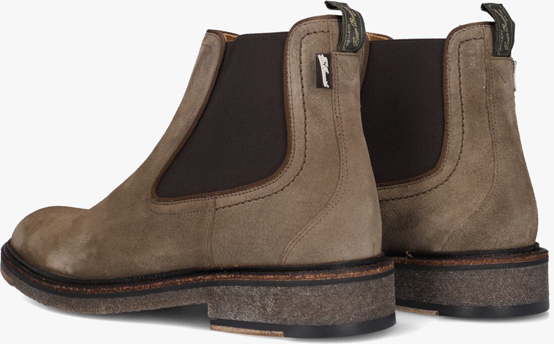 taupe floris van bommel chelsea boots sfm-60051 de tanker