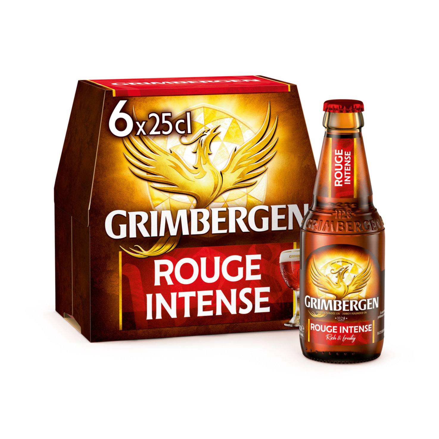 Grimbergen Rouge Obergäriges Biermischgetränk 6x25cl -150cl