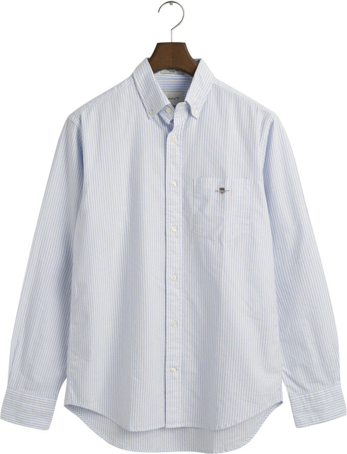 Gant REG CLASSIC OXFORD STRIPE SHIRT Light blue