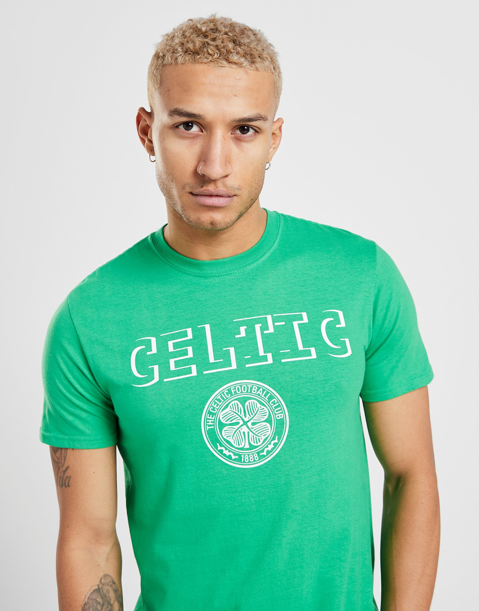 Official Team Celtic Badge Shirt Homme