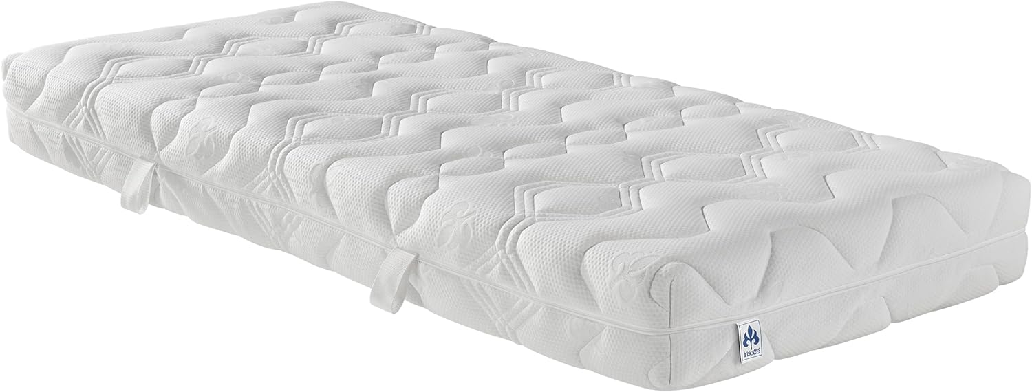 Irisette Lotus orthopädische 7-Zonen Komfortschaummatratze, Härtegrad 3 (mittelfest), 90 x 200 cm, Öko-Tex Zertifiziert, produziert nach deutschem Qualitätsstandard