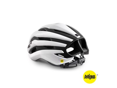 MET Trenta MIPS cykelhjelm White/Black Matt/Glossy