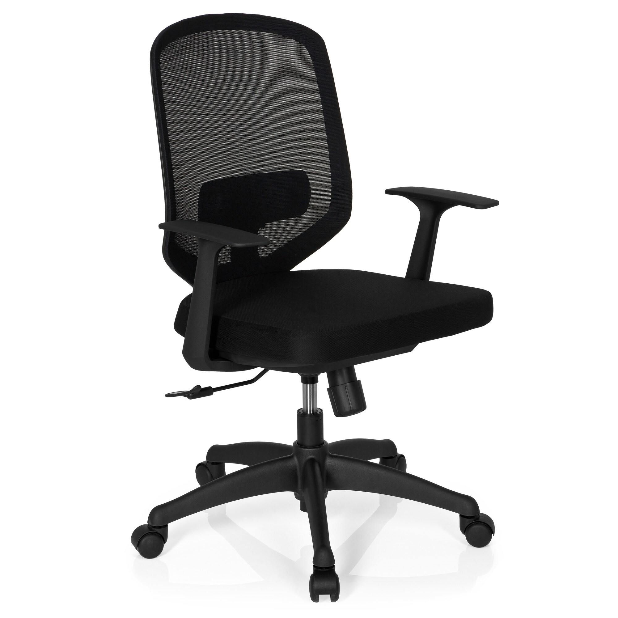 Profi Bürostuhl DELIGHT Stoff/Netzstoff mit Armlehnen hjh OFFICE