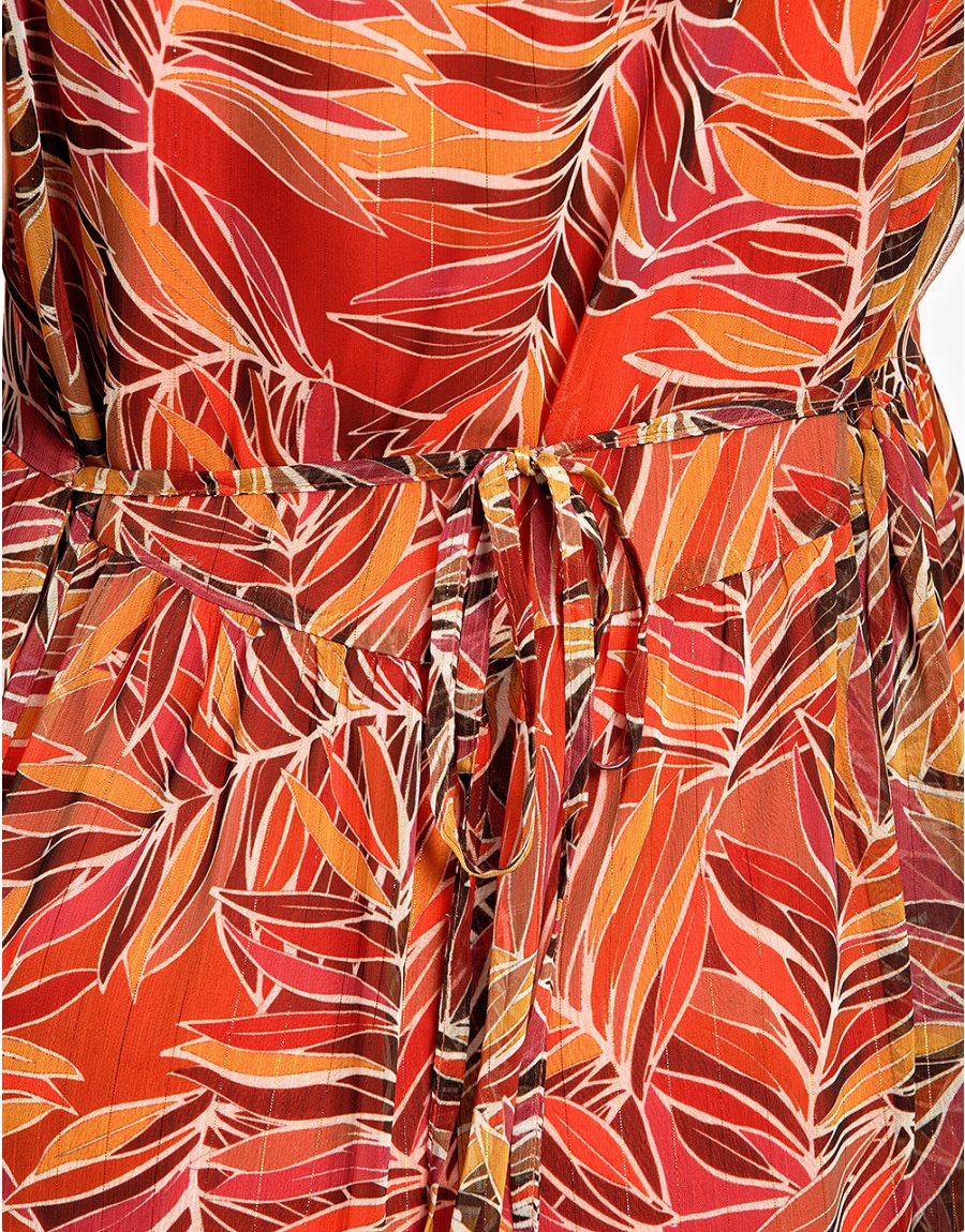 Robe en voile marron