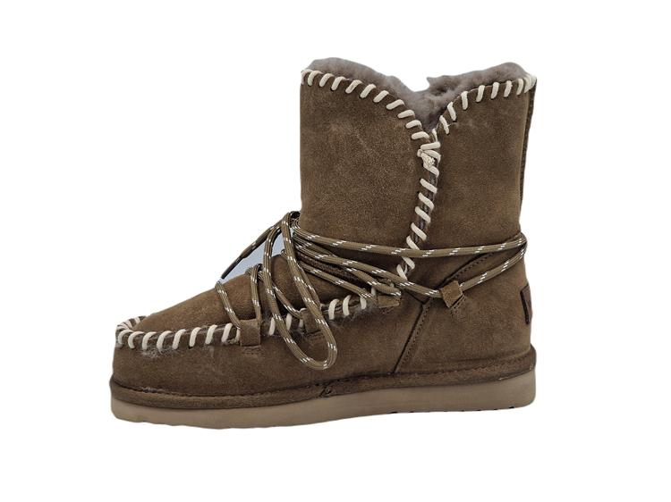 Warmbat WATURRA WOMEN SUEDE LACE BOOT mud