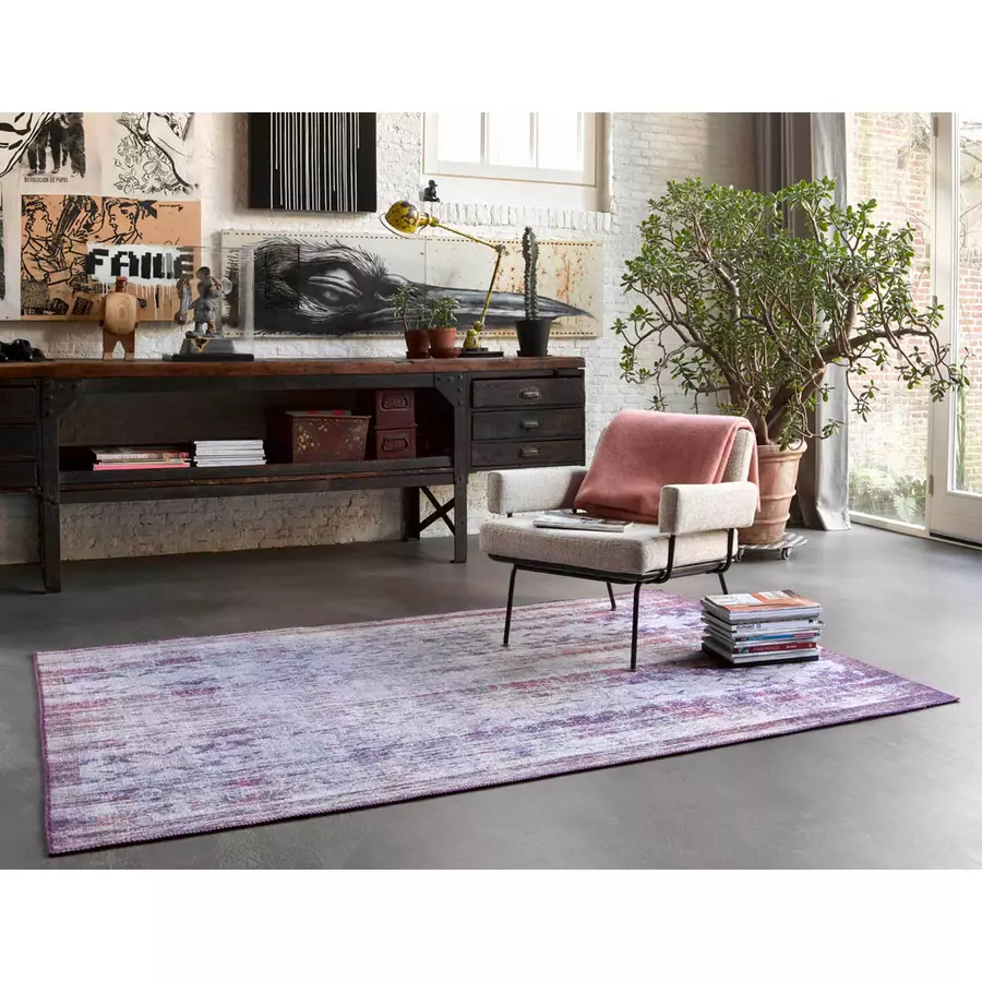 Wecon home Kurzflorteppich Embrace lila