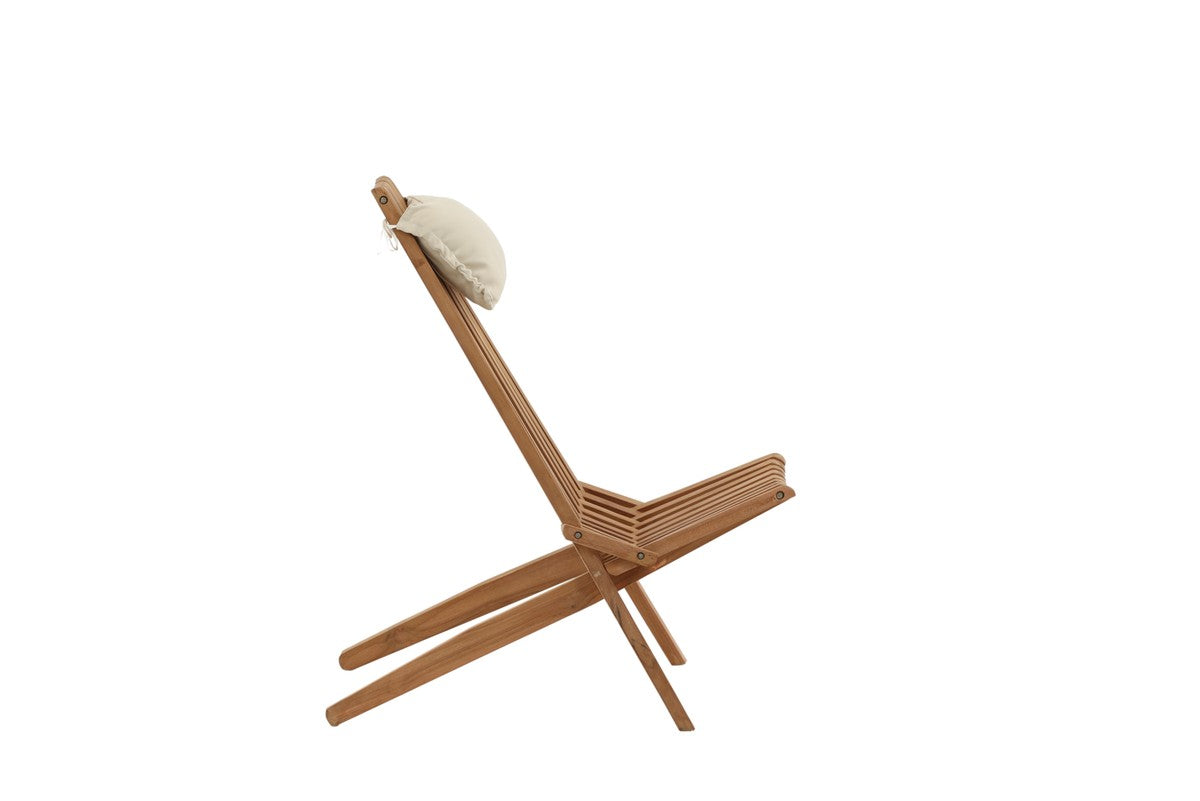 Cream Tuin Loungestoel - Naturel Hout