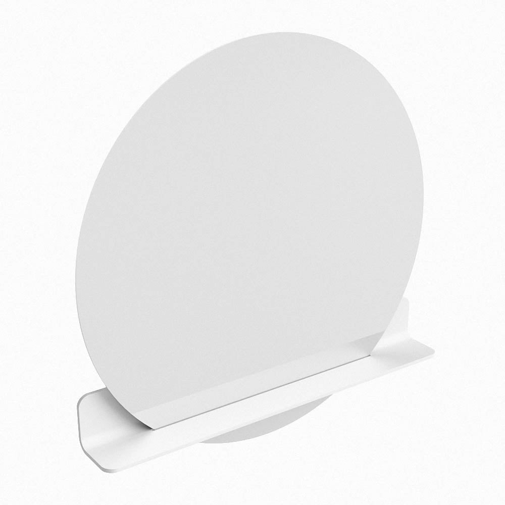 Mondiaz Spot spiegel rond Ø90cm met planchet talc