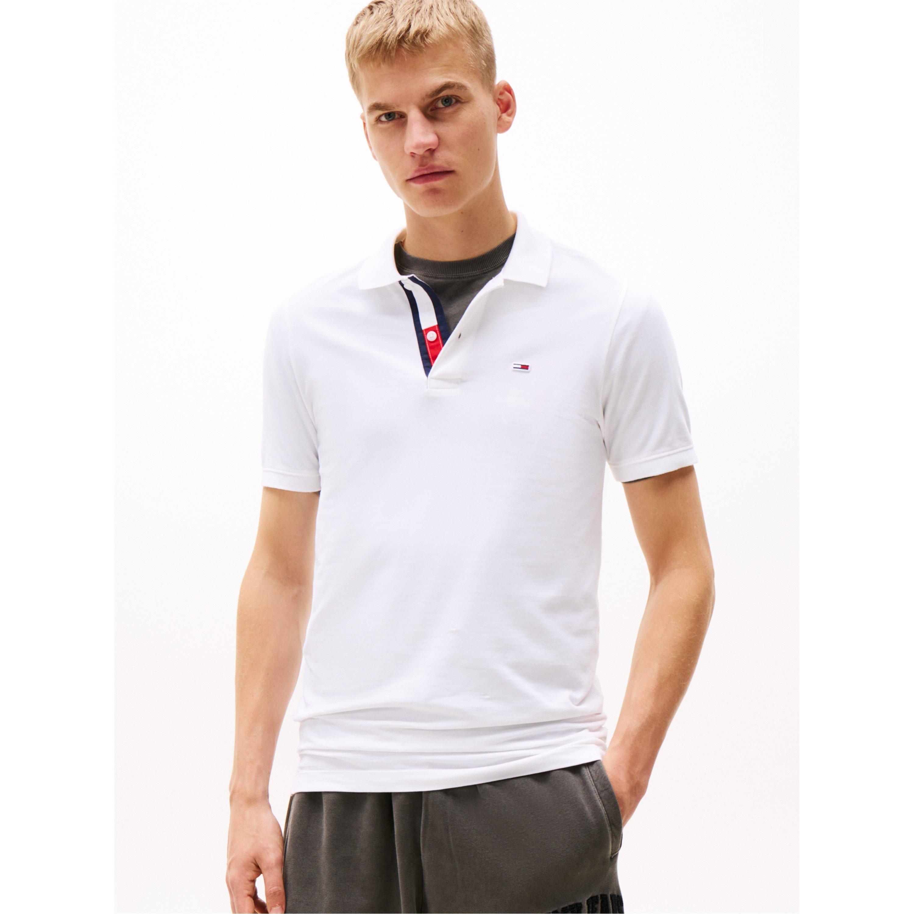 Tommy Jeans Tjm Slim Placket Polo Shirt Mens