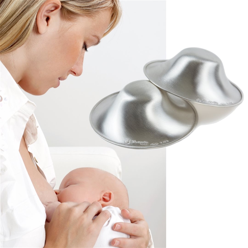 SILVERETTE Still-Silberhütchen<br>2 Stück