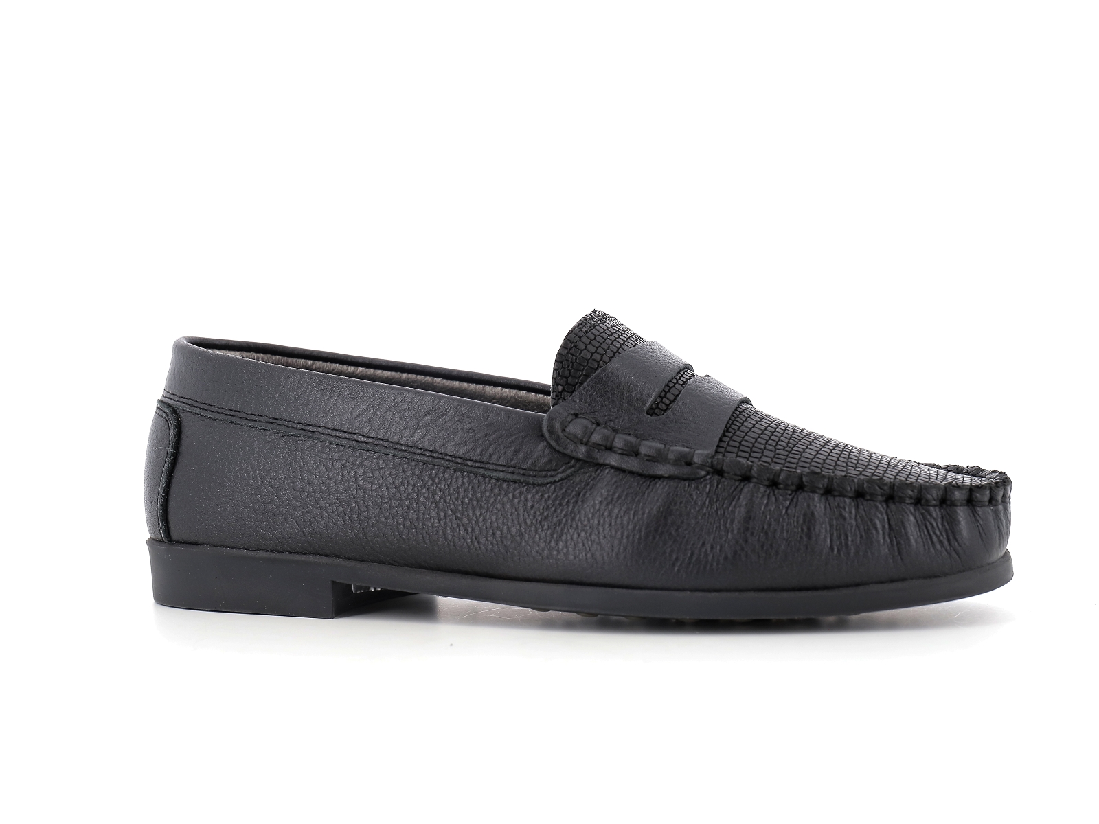 Ottilia-ASTRIA Cuir Noir Mat