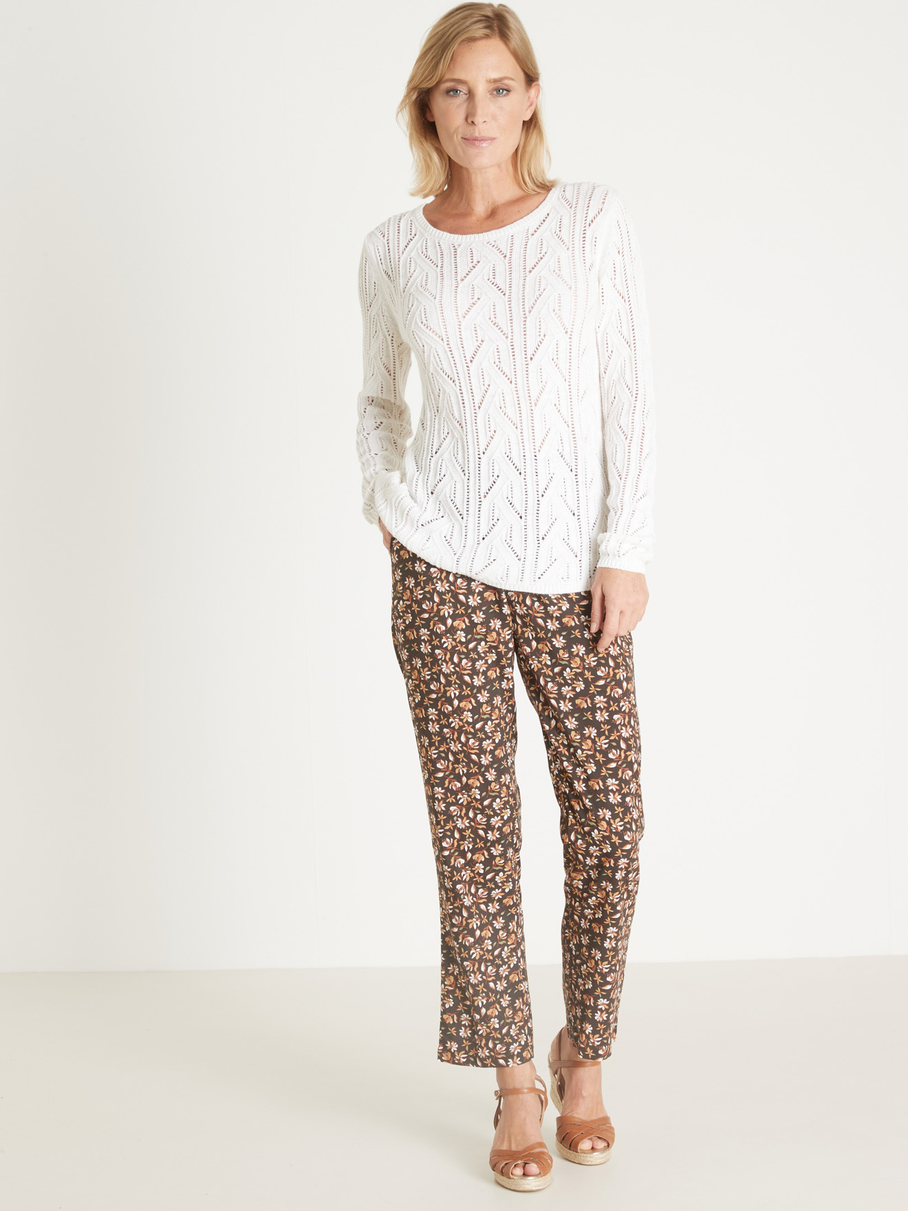 Pull en maille fantaisie