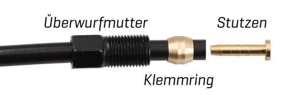 SM-BH90 KLEMMRING und STÜTZHÜLSE für Bremsleitung  für SM-BH90