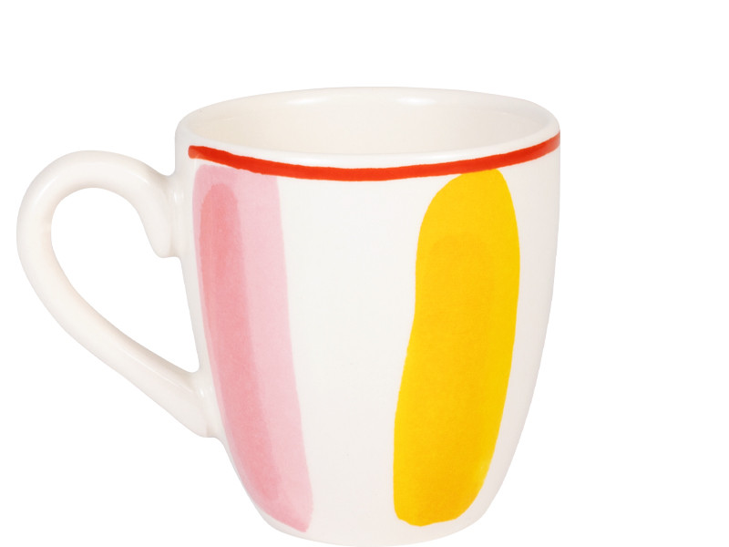 Minimok 0.2L Even Bijkletsen Everyday Stripes Pink Yellow