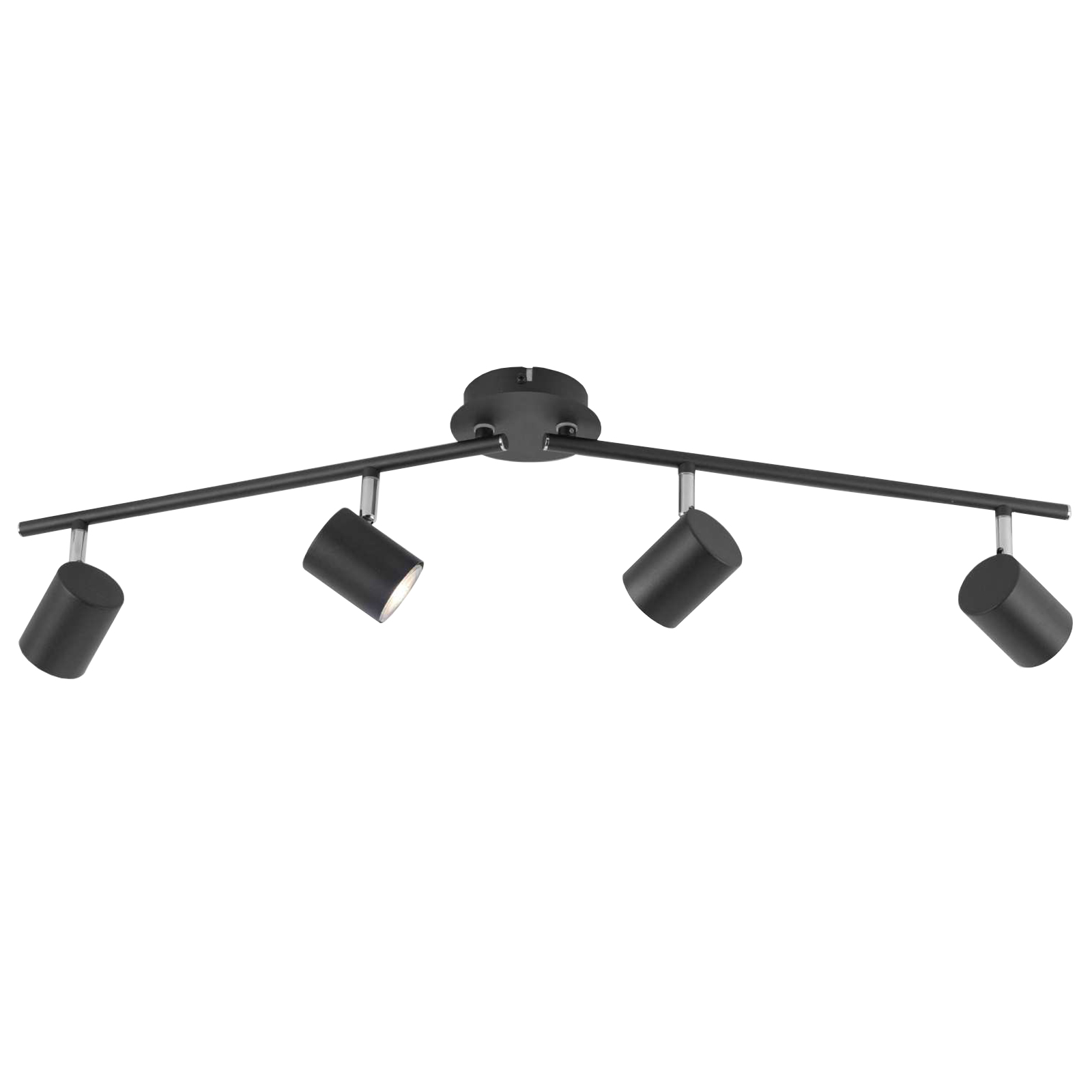 LED-Deckenstrahler - anthrazit - 4-flammig