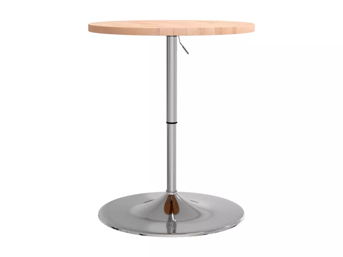 Table de bar Ø60x90,5 cm bois massif de hêtre