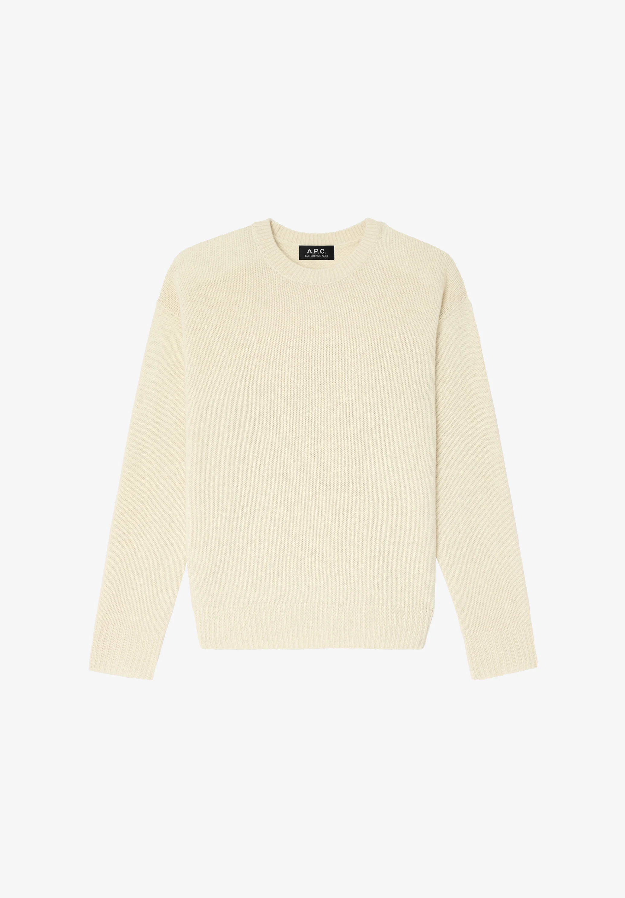 Pull col rond - Ecru