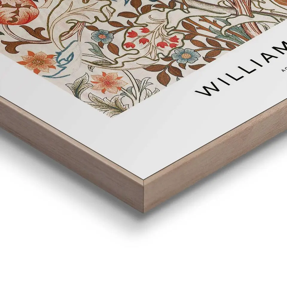 Set poster met lijst - William Morris - Bloemen