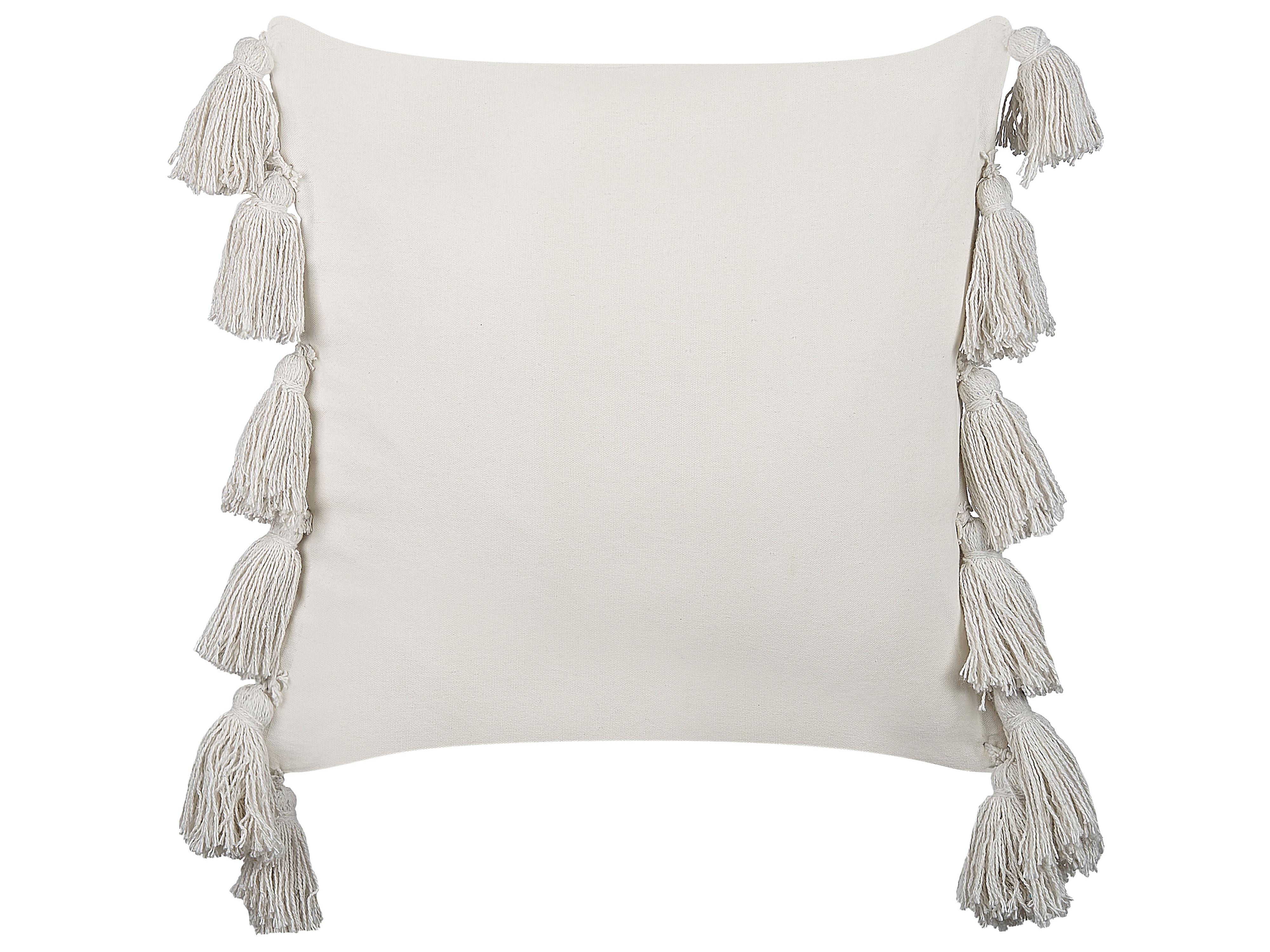 Set van 2 sierkussens ROCHEA Katoen 45 x 45 cm Zwart gestreept