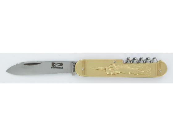 Chasseur - Chien - 2 Pièces Couteau de poche par Coursolle