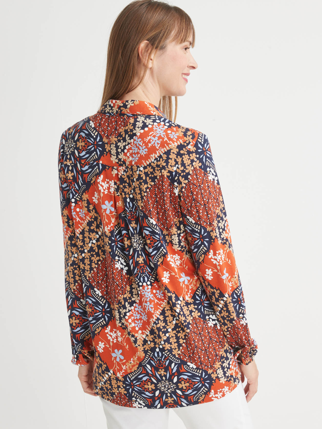 Chemisier tunique en maille fluide