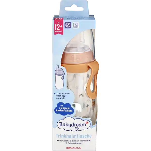 BABYDREAM TRINKHALMFLASCHE AB 12 MONATEN