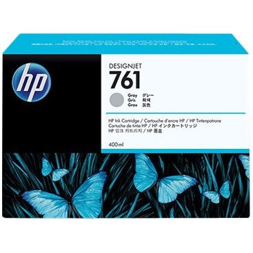 HP 761 cartouche d'encre DesignJet grise, 400 ml