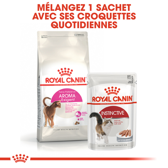 Croquettes chat difficile Aroma exigent 400g