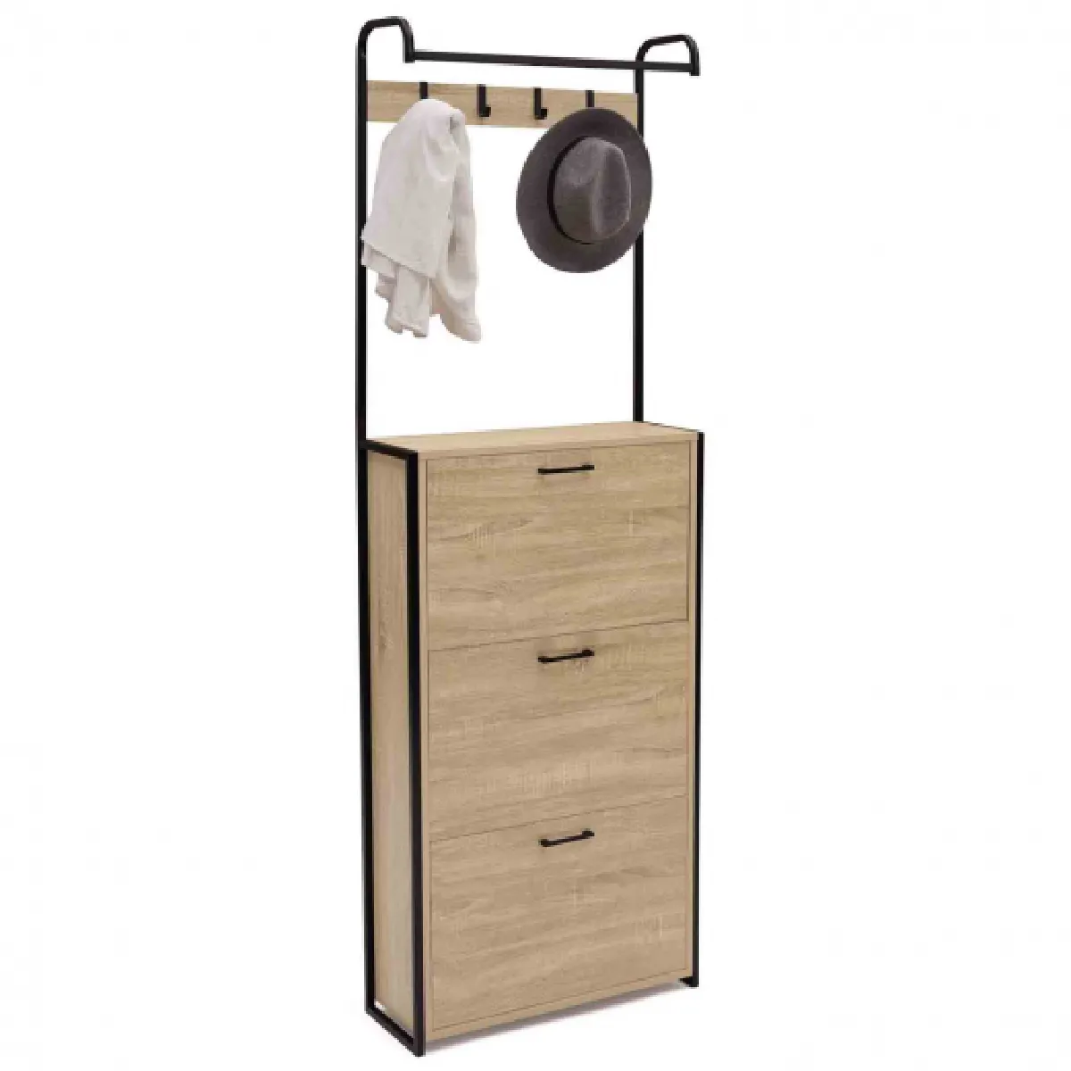 Idmarket MARKET Vestiaire LUIS 3 portes