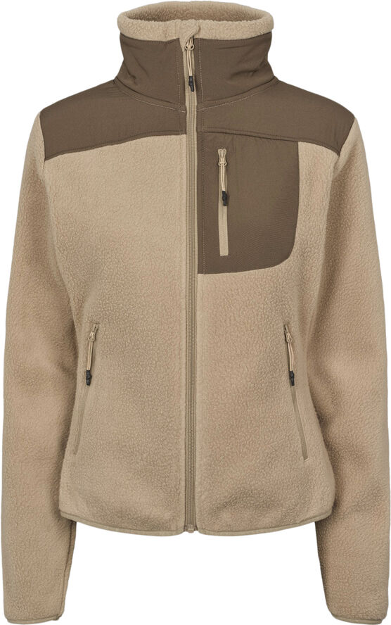 MCKINLEY Nomis Pile Fleece jakke Beige