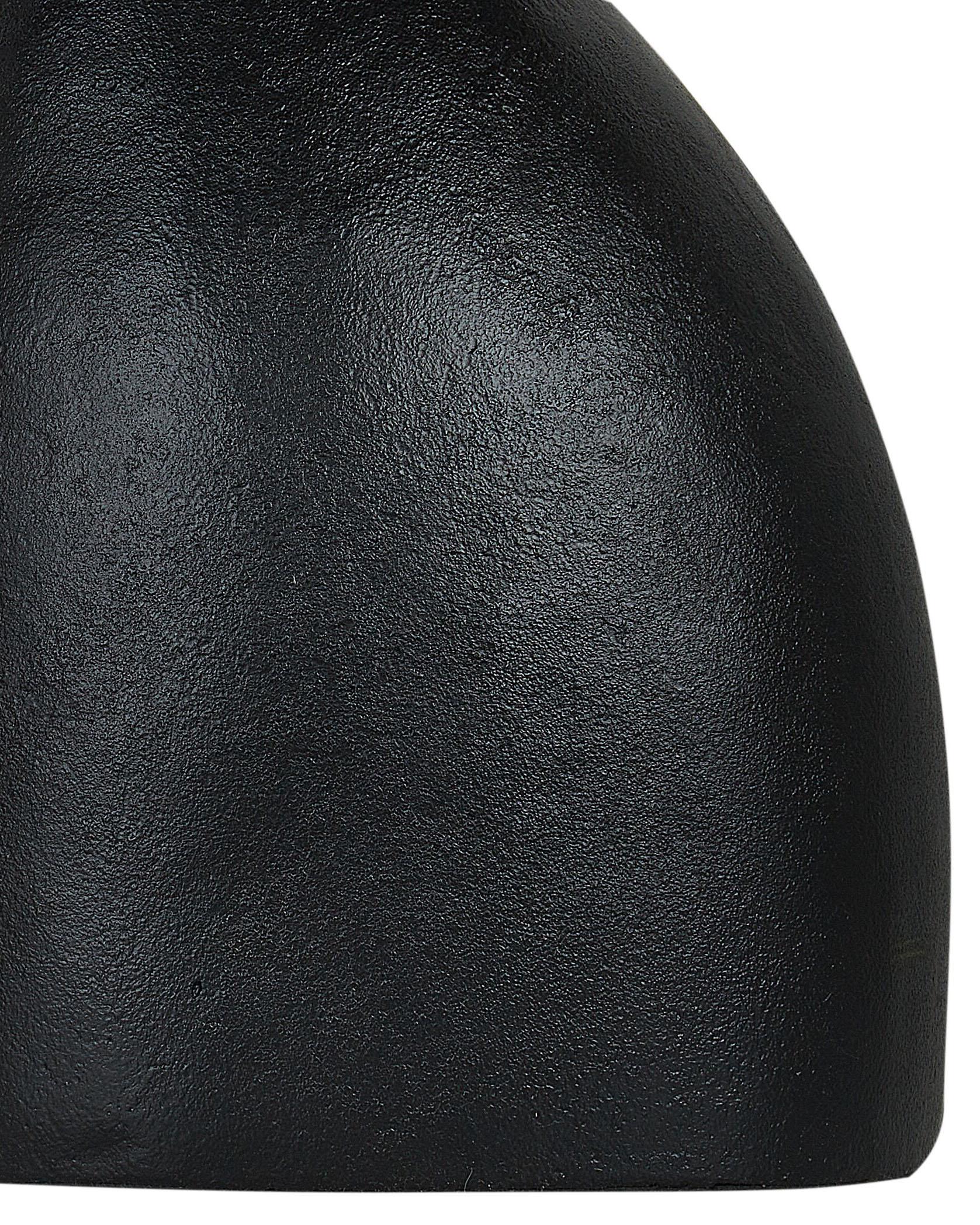 Decoratieve vaas NARBADA Metaal 36 cm Zwart