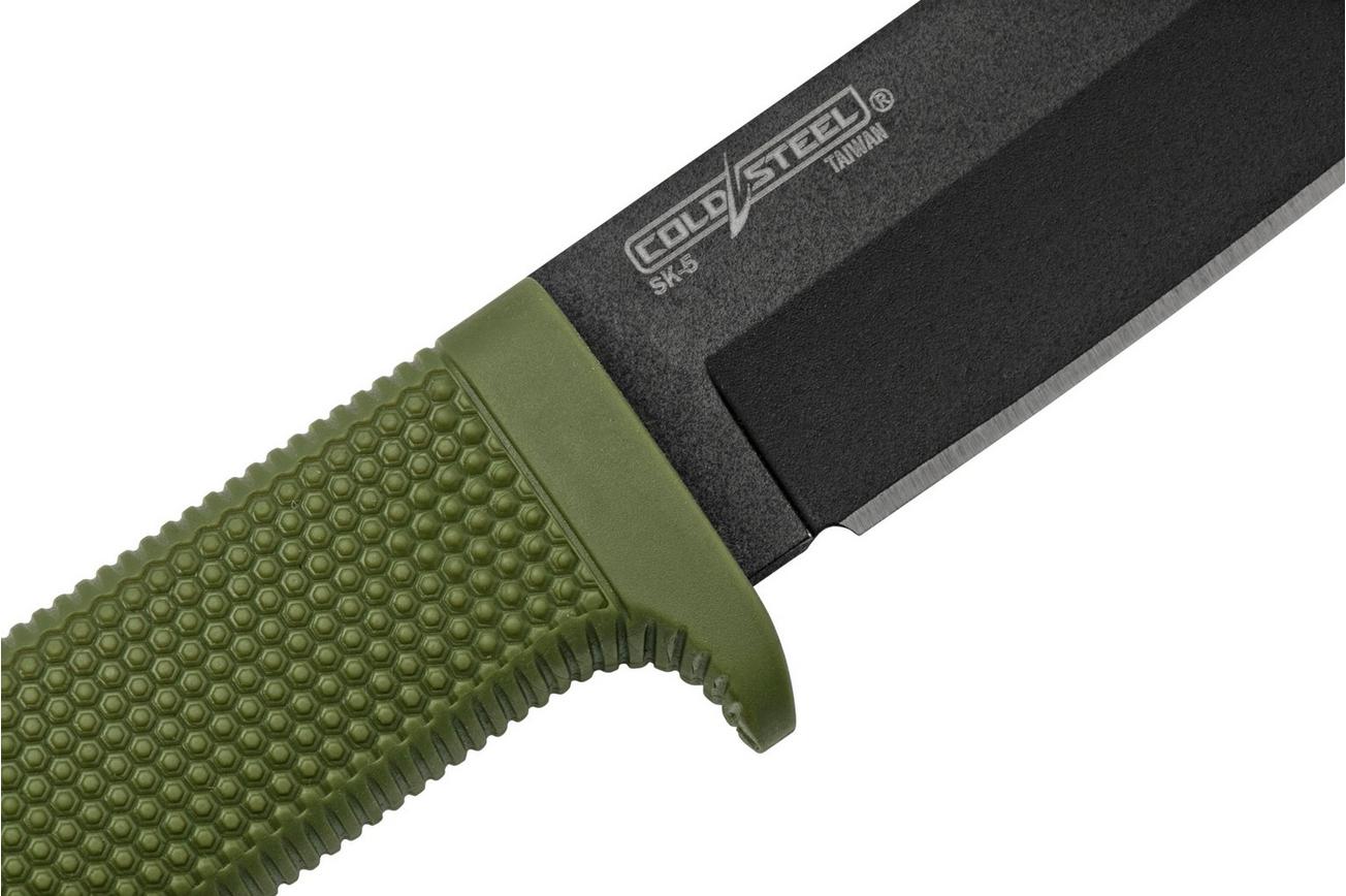 Cold Steel Recon Tanto SK5 49LRTODBK OD-green, Black, vaststaand mes