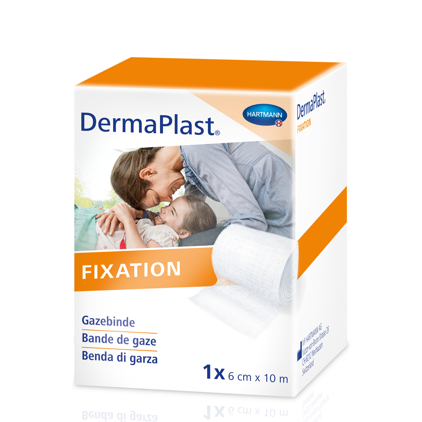 DERMAPLAST Gazebinde festkantig 6cmx10m 1 Stk