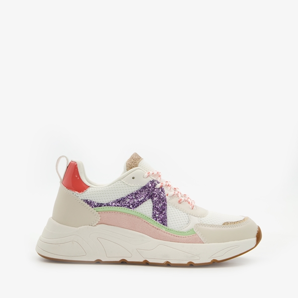 Blue Box dames sneakers met glitters