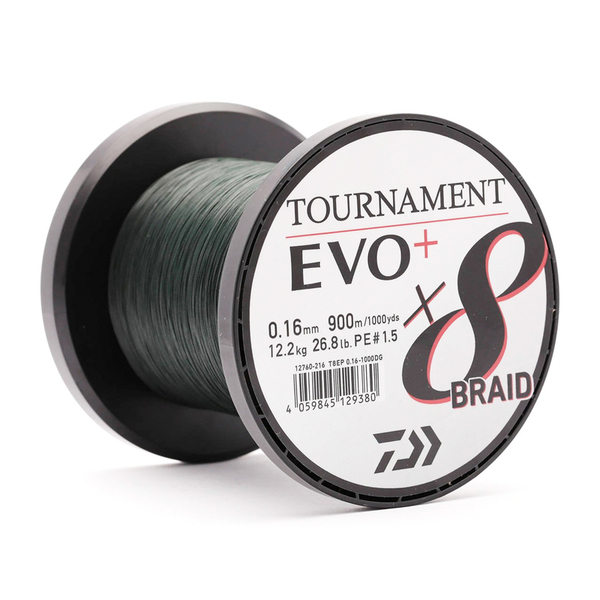 Tresse Daiwa Tournament x8 EVO  Dark Green 900m