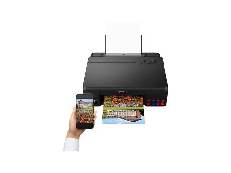 Canon PIXMA G540 - Printer - farve - blækprinter - kan genopfyldes - A4/Legal - op til 3.9 ipm (mono) / op til 3.9 ipm (farve) - kapacitet: 100 ark - USB 2.0, Wi-Fi(n)
