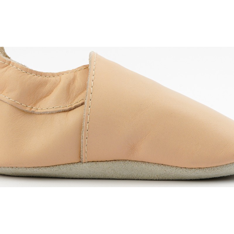 Bobux Bobux chaussons rose crème