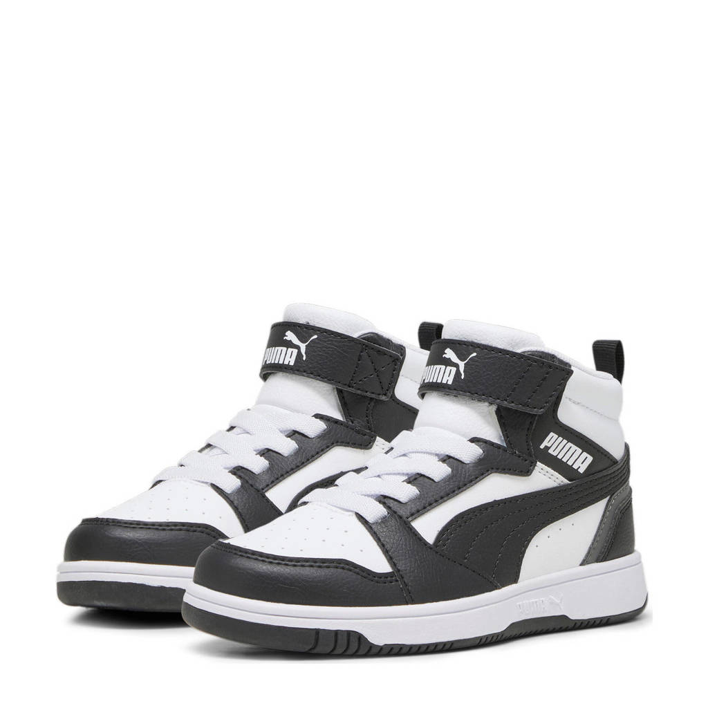 Puma Rebound v6 Mid V6 Mid sneakers wit/zwart