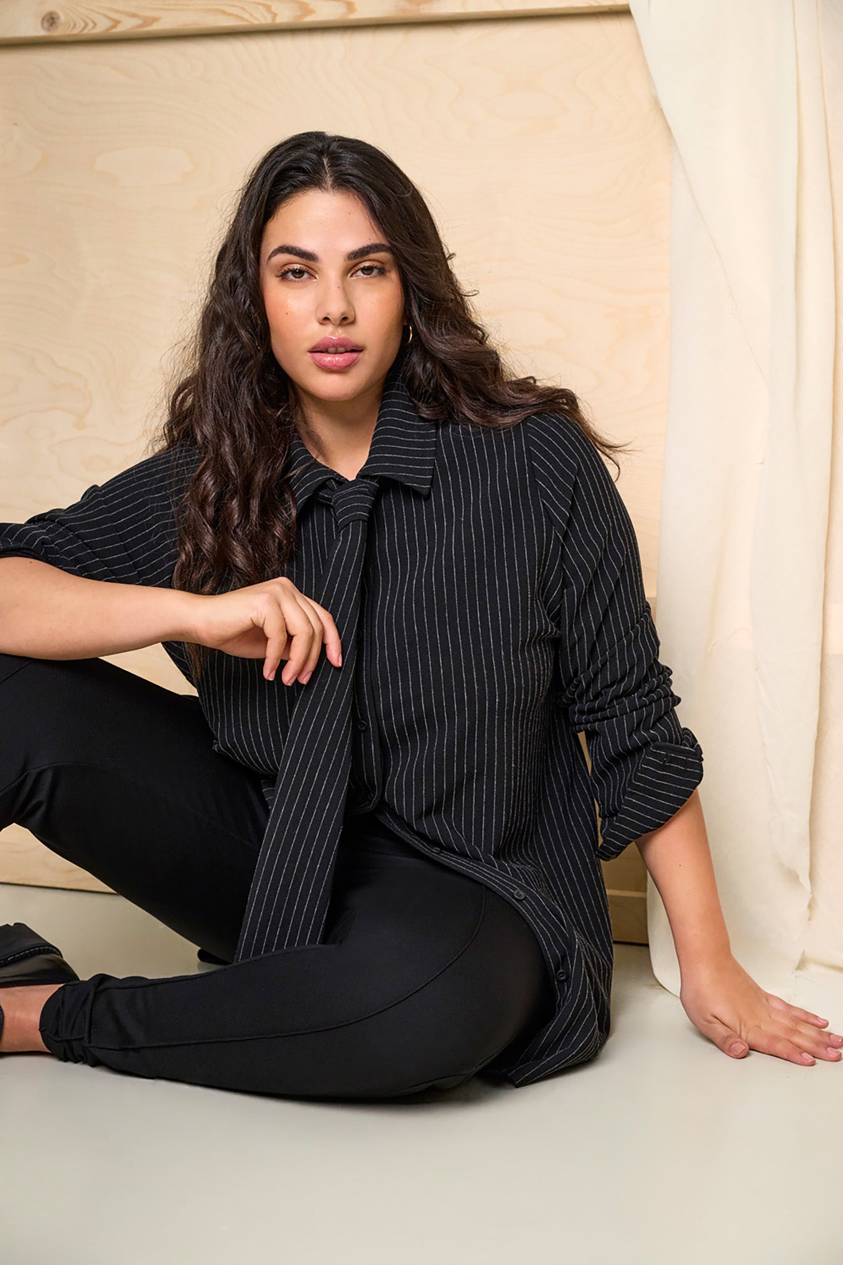 CARLISA Hemd Black