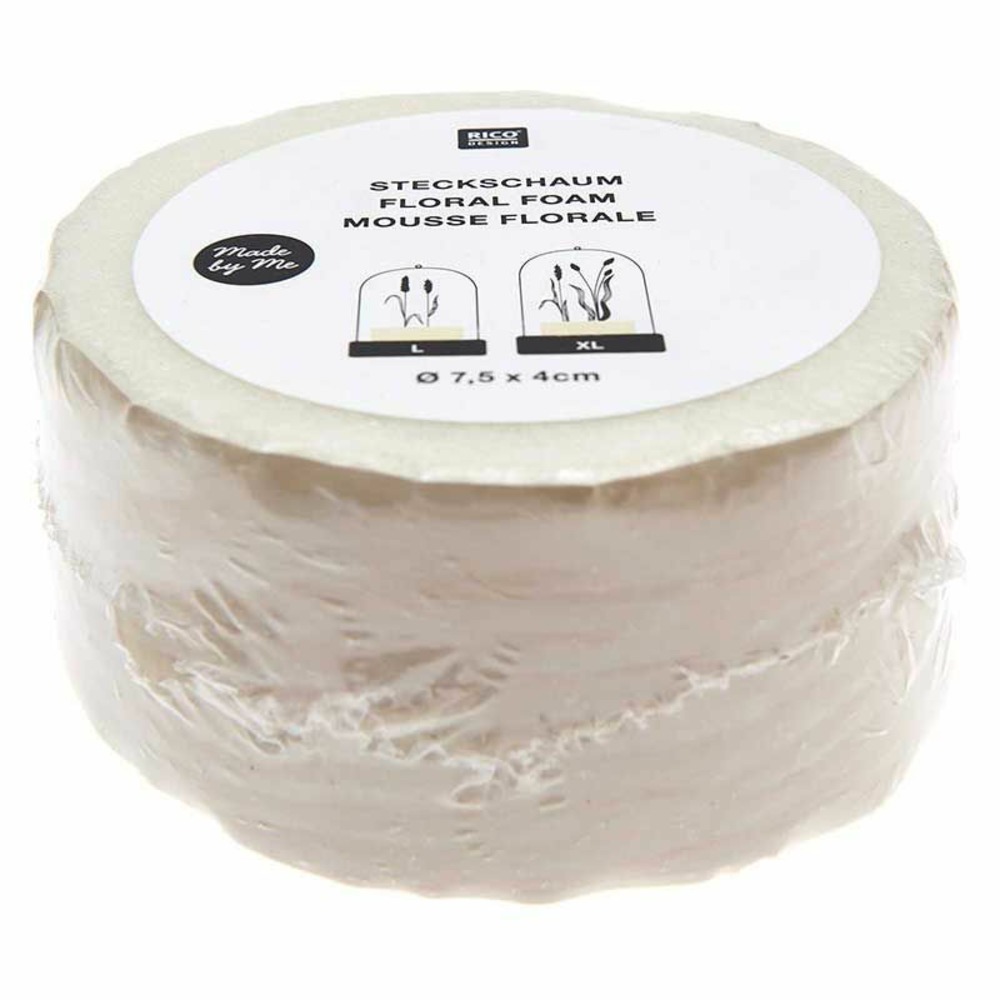 Mousse florale pour fleurs séchées ø 7,5cm