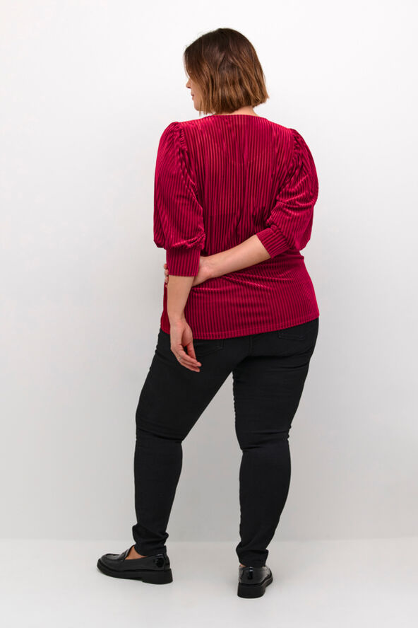 Kaffe Curve KCcacanna Blouse Haute red cc