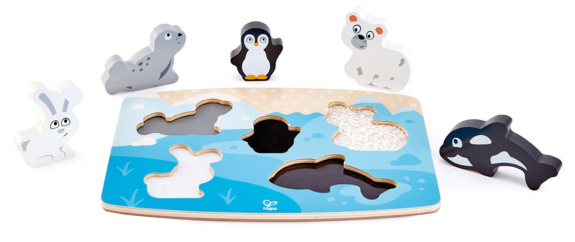 Hape Fühlpuzzle Polartiere